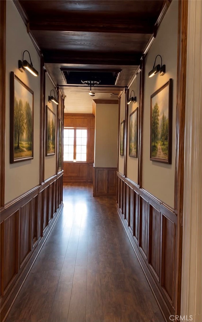 9126 Kittering Road Oak Hills, CA 92344 - Photo 18 of 47 AI Digitally Enhanced Hallway leading to dining area #2