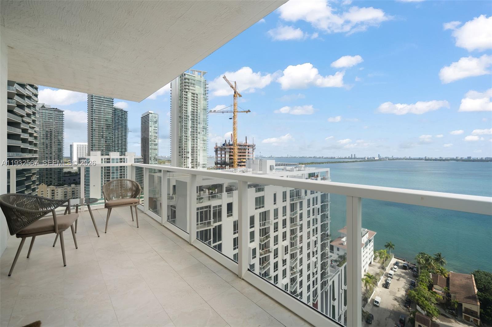 600 Northeast 27th Street, Unit 2401 Miami, FL 33137 - Photo 7 of 52 a view of a balcony with city view