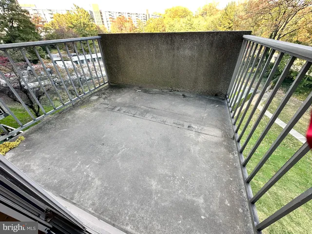 a view of a roof deck