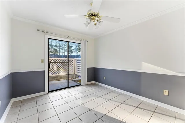 a view of a room with window