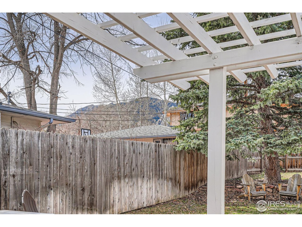 419 22nd Street Boulder, CO 80302 - Photo 23 of 38 a view of outdoor space with a wooden fence