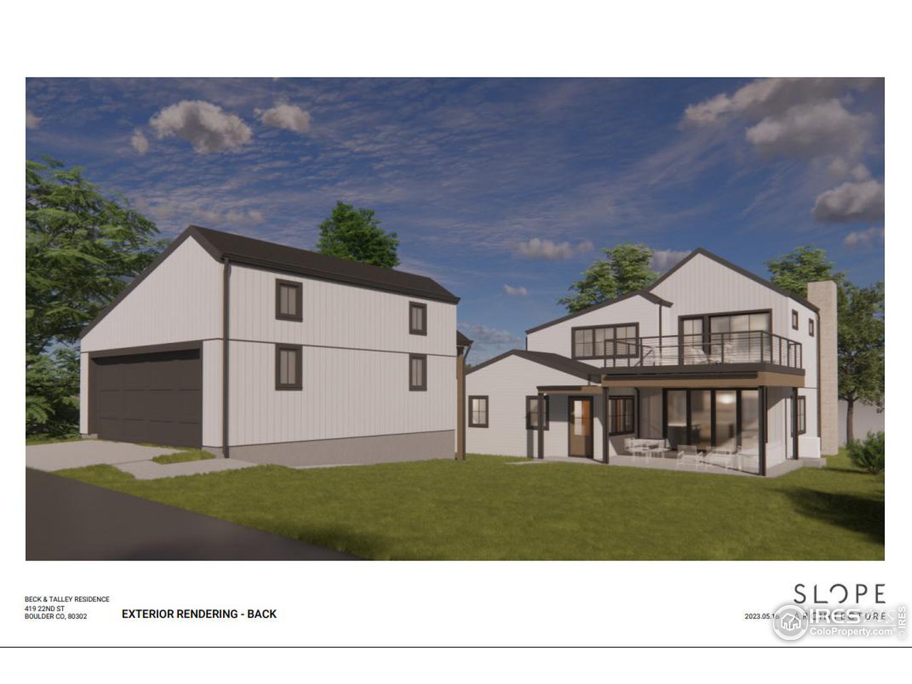 419 22nd Street Boulder, CO 80302 - Photo 38 of 38 a front view of a house with a yard