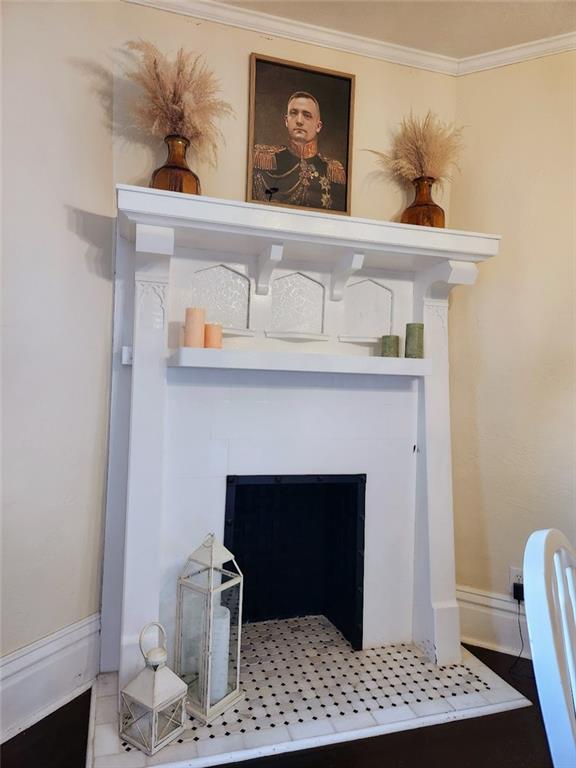 614 3rd Street Butler, PA 16001 - Photo 14 of 43 a room with a fireplace and wooden floor