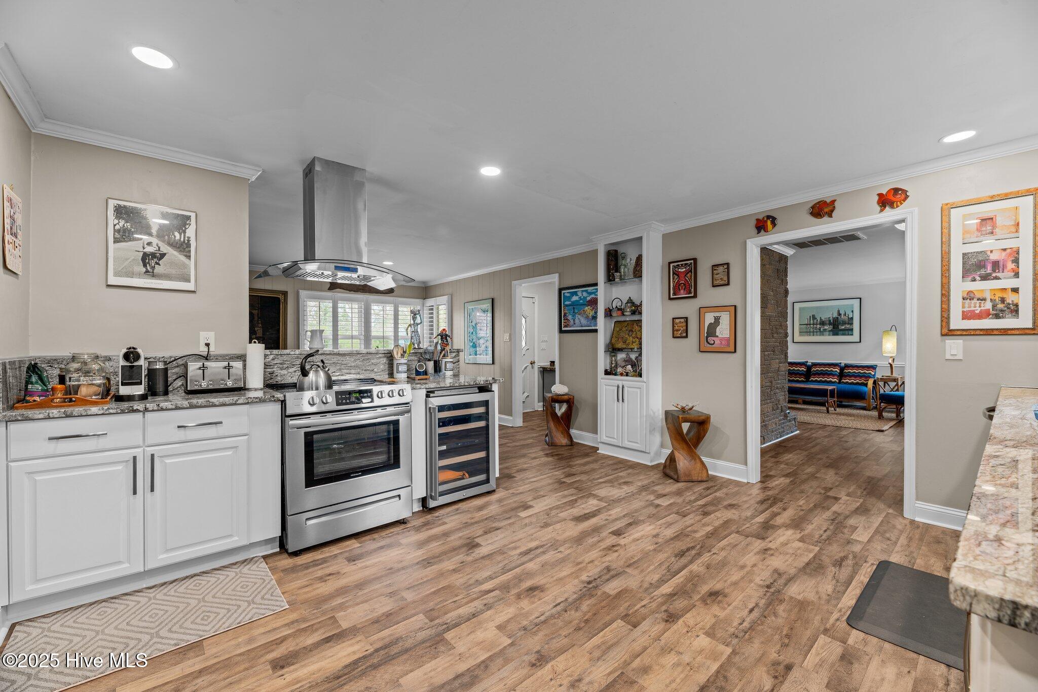 97 3rd Street Vandemere, NC 28587 - Photo 7 of 40 Kitchen View into Living Room