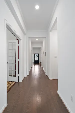 wooden floor in an empty room