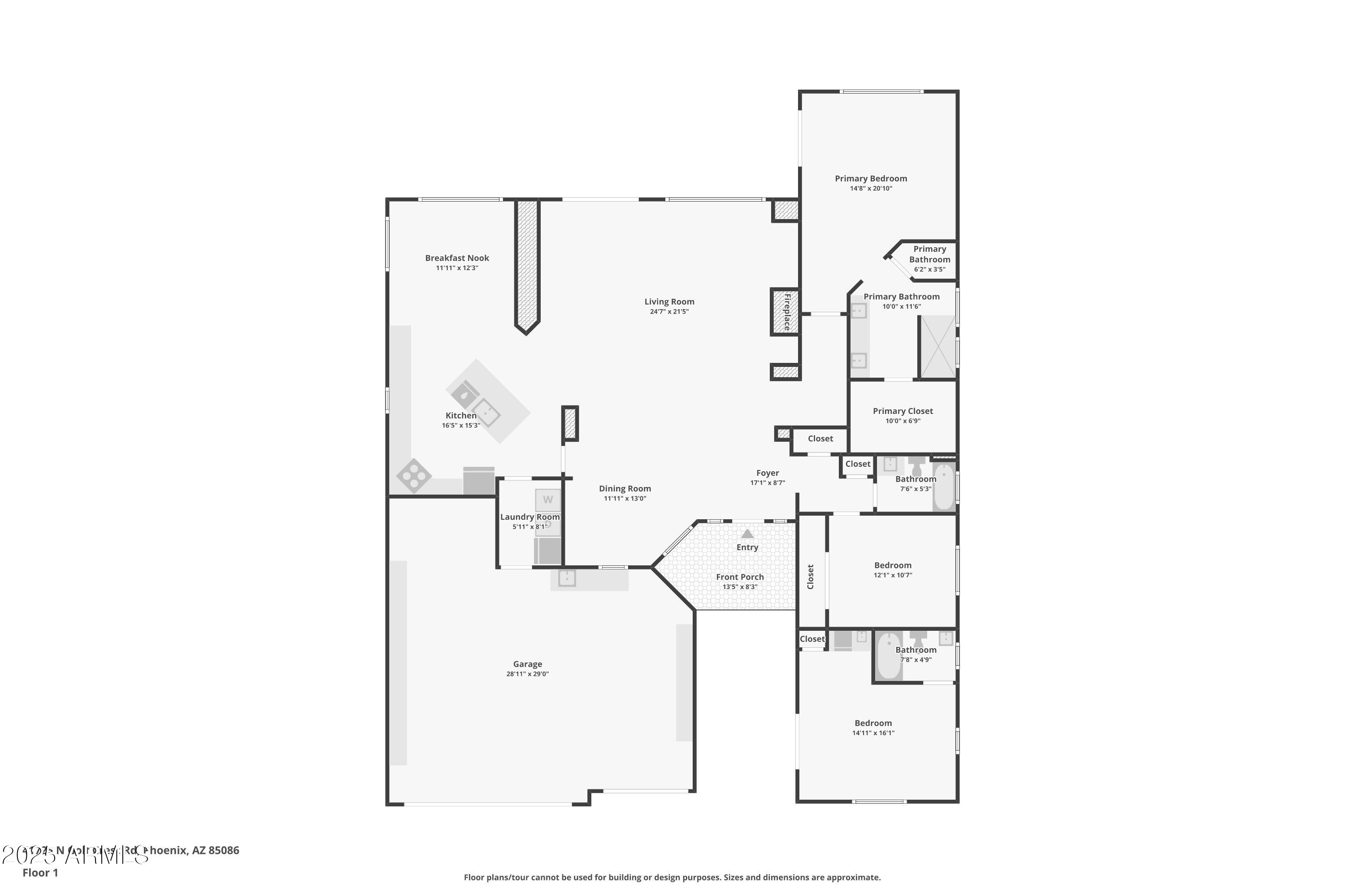 41725 North Golf Crest Road Anthem, AZ 85086 - Photo 59 of 60 a picture of floor plan