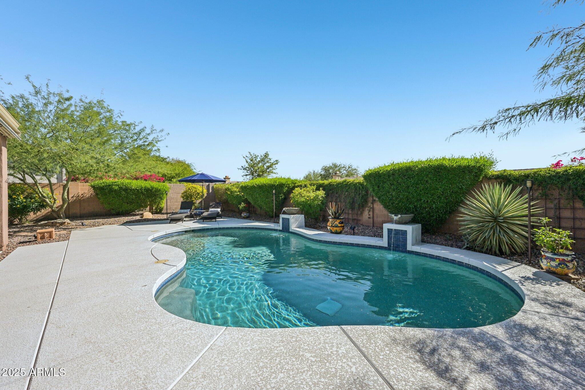 41725 North Golf Crest Road Anthem, AZ 85086 - Photo 44 of 60 a view of a backyard