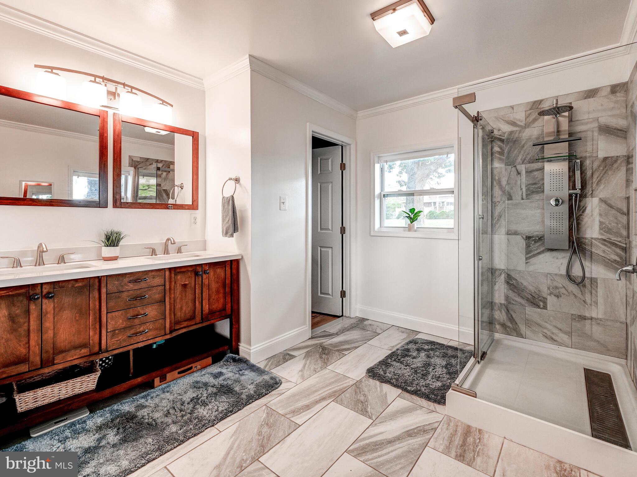 7600 East Battle Grove Road Dundalk, MD 21222 - Photo 34 of 59 Primary Bath w/Tile Flooring and walk-in closet