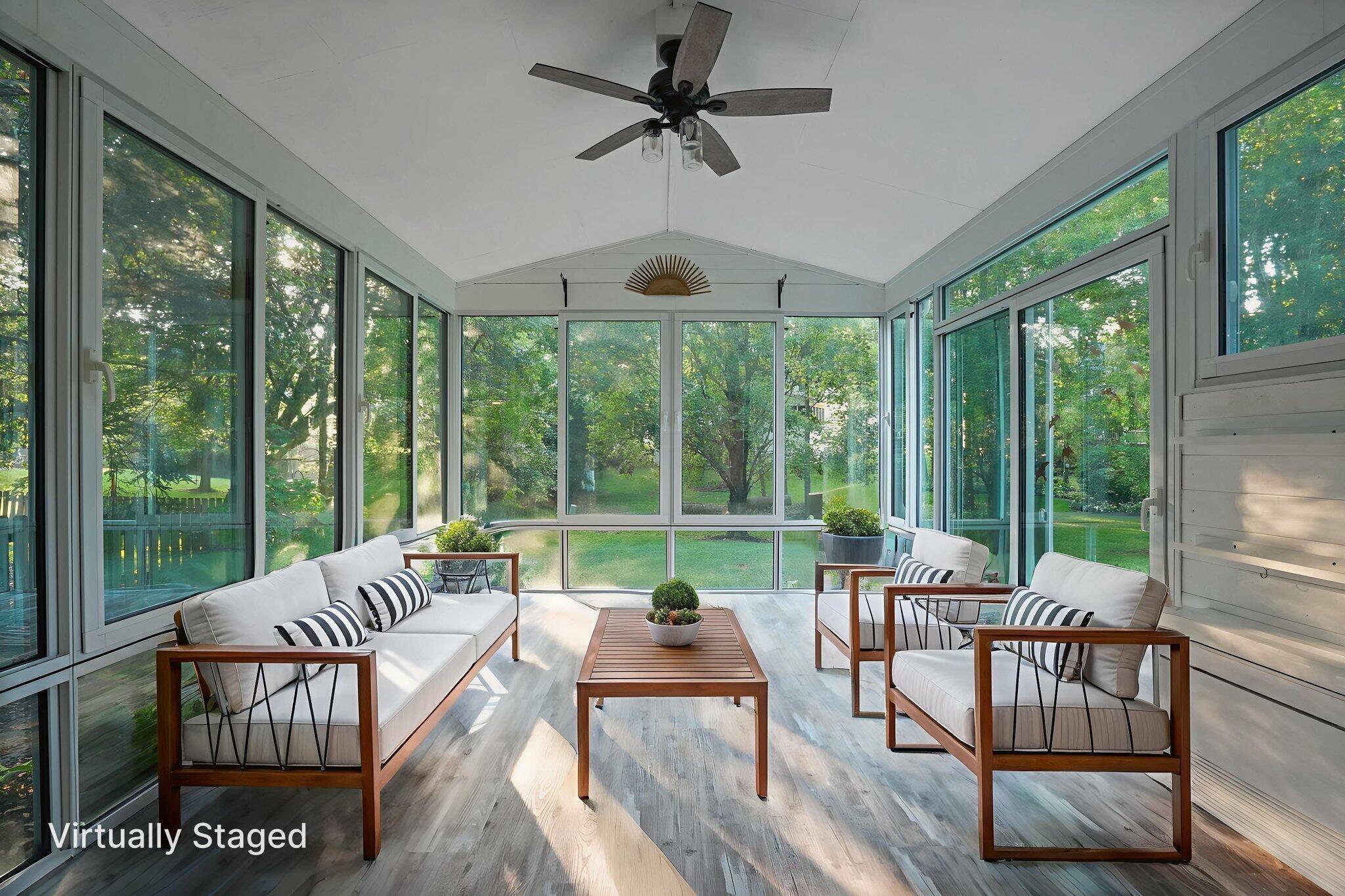 1091 Ridge Place Columbus, OH 43230 - Photo 28 of 43 Virtually Staged Sunroom