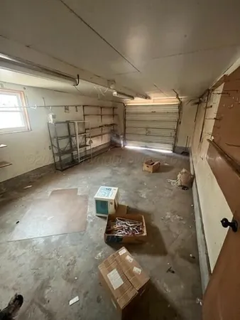 a view of storage and utility room