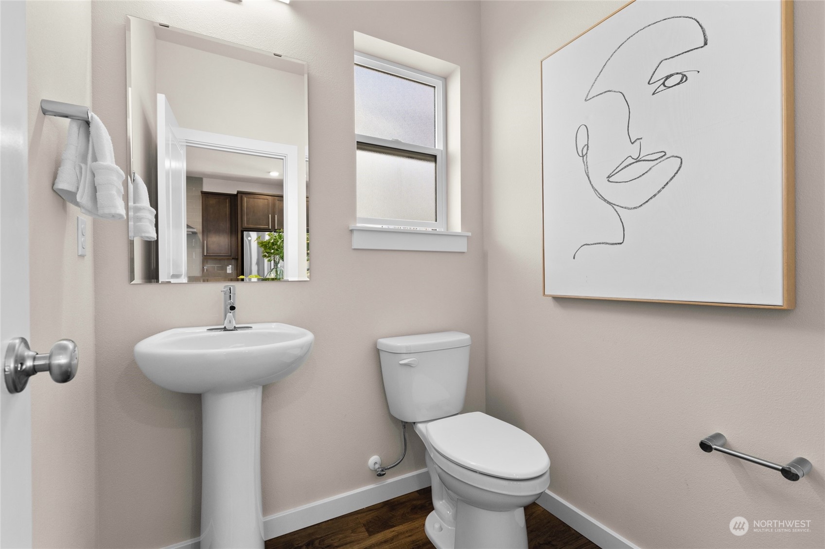 20803 3rd Drive Southeast Bothell, WA 98012 - Photo 12 of 30 a bathroom with a toilet sink and mirror