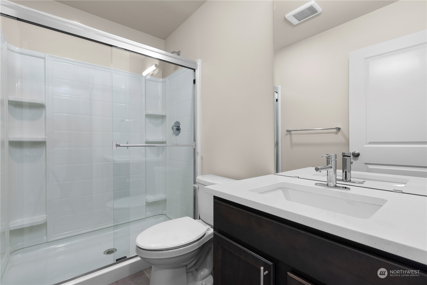 20803 3rd Drive Southeast Bothell, WA 98012 - Photo 20 of 30 a bathroom with a sink a toilet and shower
