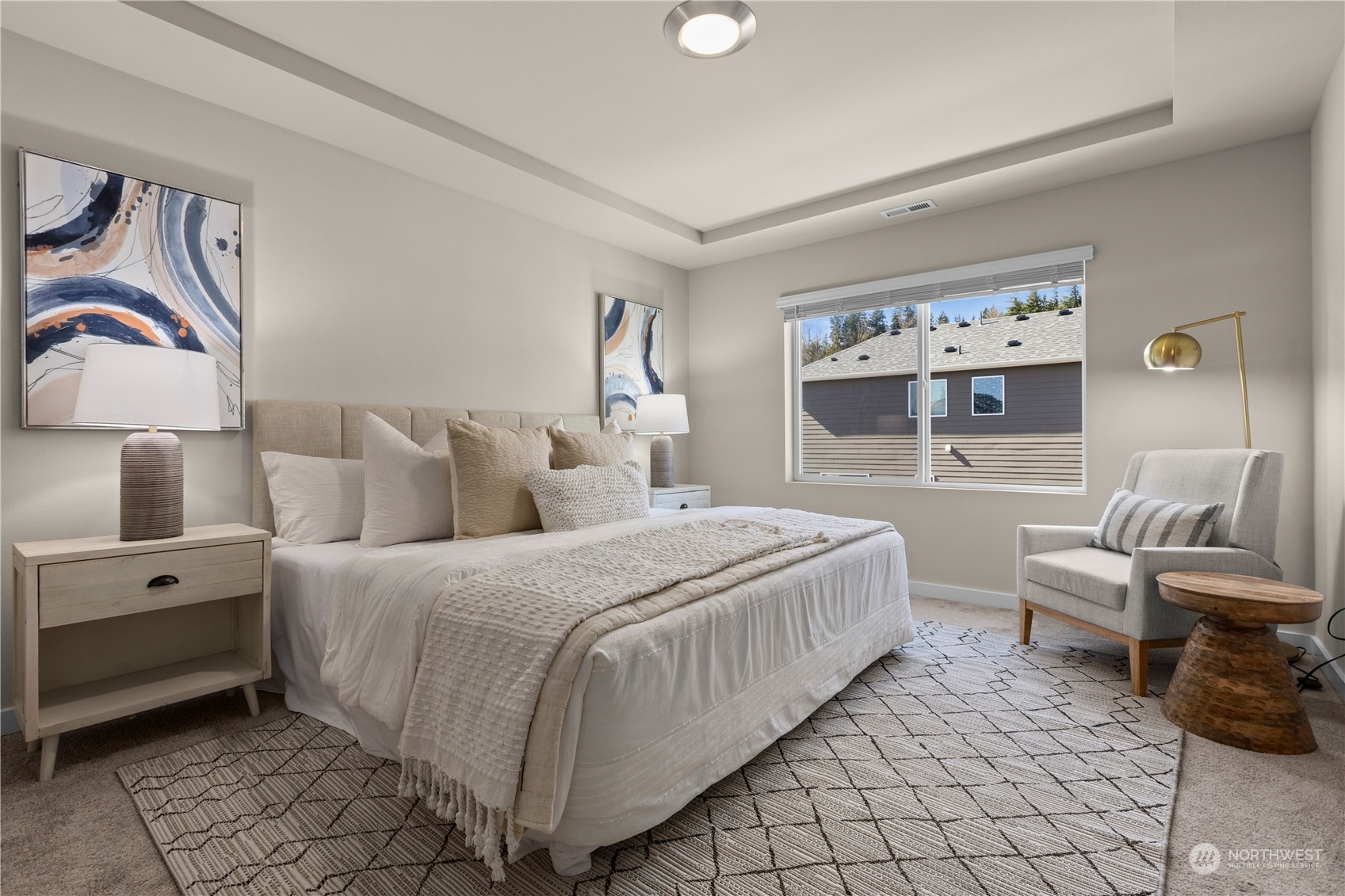 20803 3rd Drive Southeast Bothell, WA 98012 - Photo 21 of 30 a bedroom with a bed and a mirror