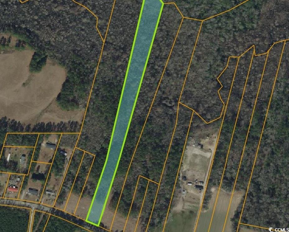 Tbd Valley Forge Road Aynor, SC 29511 - Photo 1 of 9 Aerial view of property's location with property parcel outlined