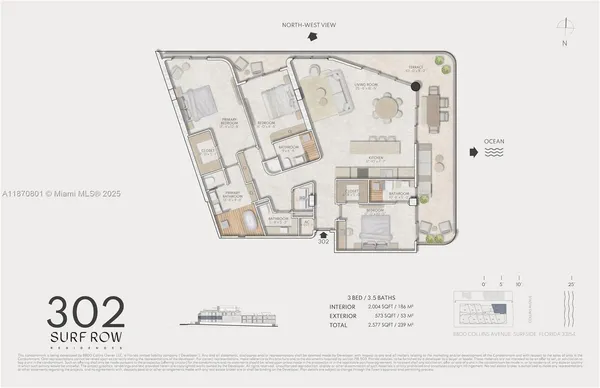 $3,536,000 | 8800 Collins Avenue, Unit 302, Surfside, FL 33154