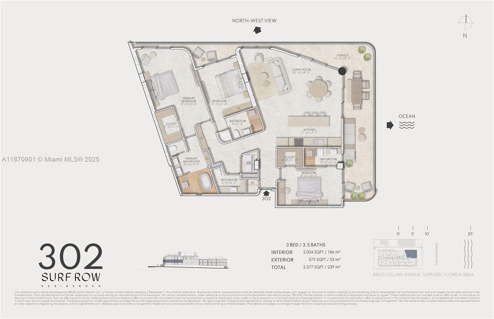 8800 Collins Avenue, Unit 302 Surfside, FL 33154 - Photo 13 of 13 a picture of a wall