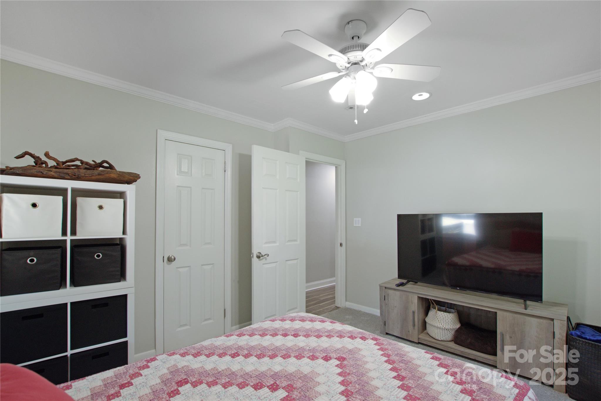 111 Berry Street Chester, SC 29706 - Photo 13 of 23 a bedroom with a bed and a flat screen tv
