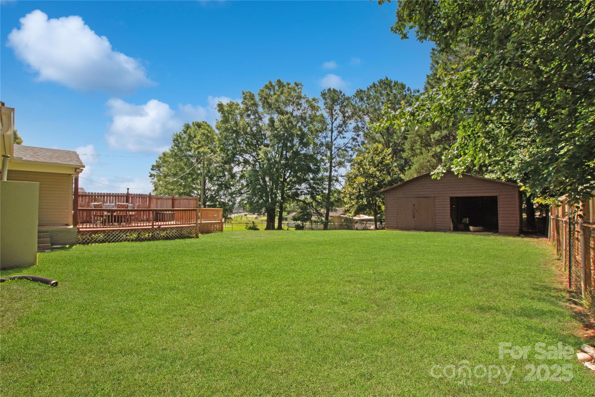 111 Berry Street Chester, SC 29706 - Photo 22 of 23 a backyard of a house with lots of green space