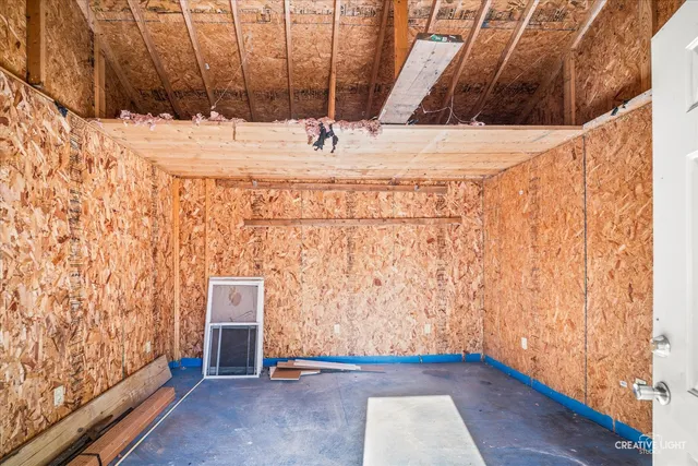 a view of water heater room