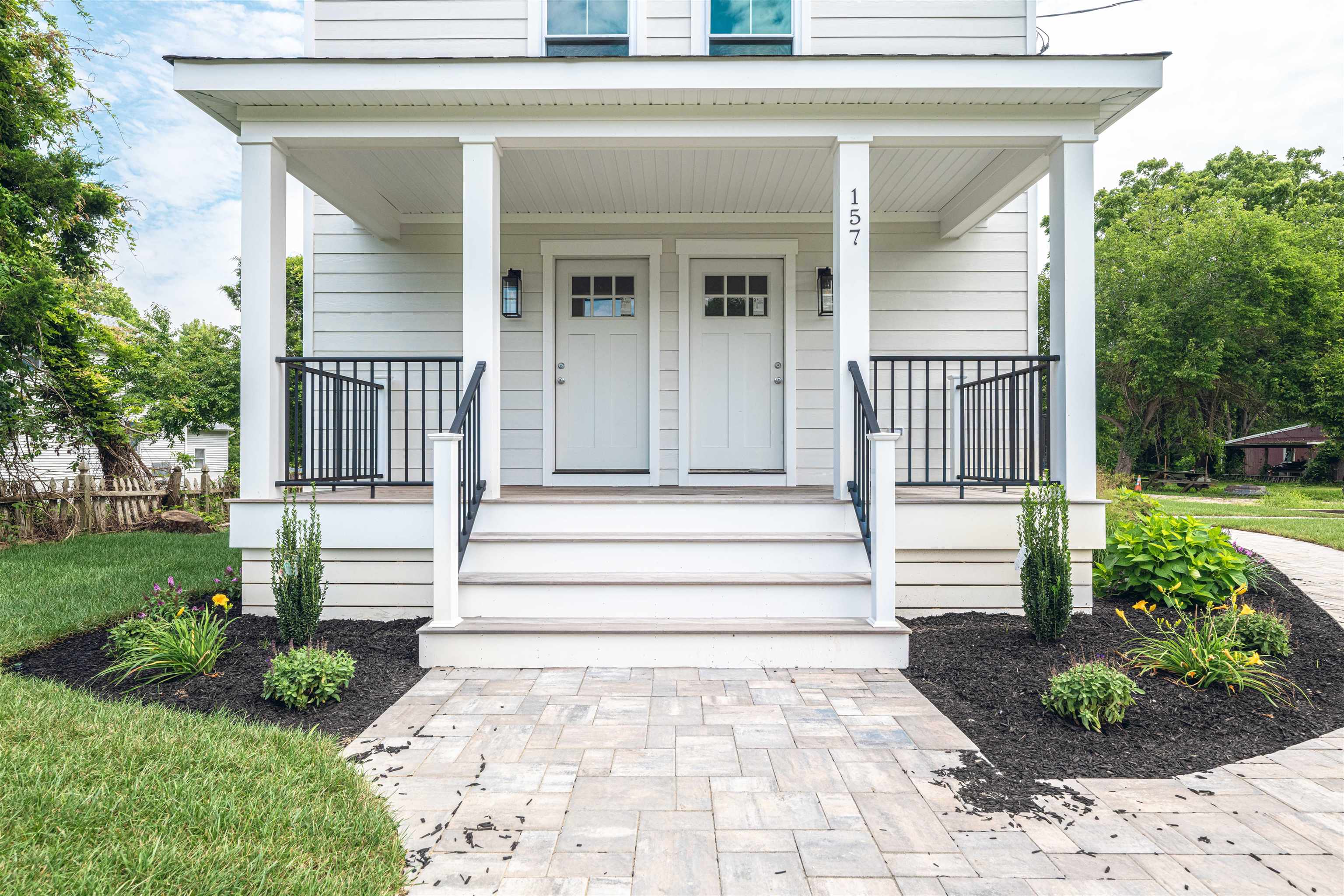 157 Fishing Creek Road North Cape May, NJ 08204 - Photo 45 of 50 a front view of a house with a porch