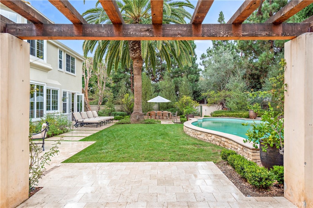 1 Meryton Irvine, CA 92603 - Photo 38 of 42 a view of backyard with a garden and plants