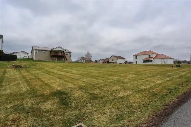 an aerial view of a houses