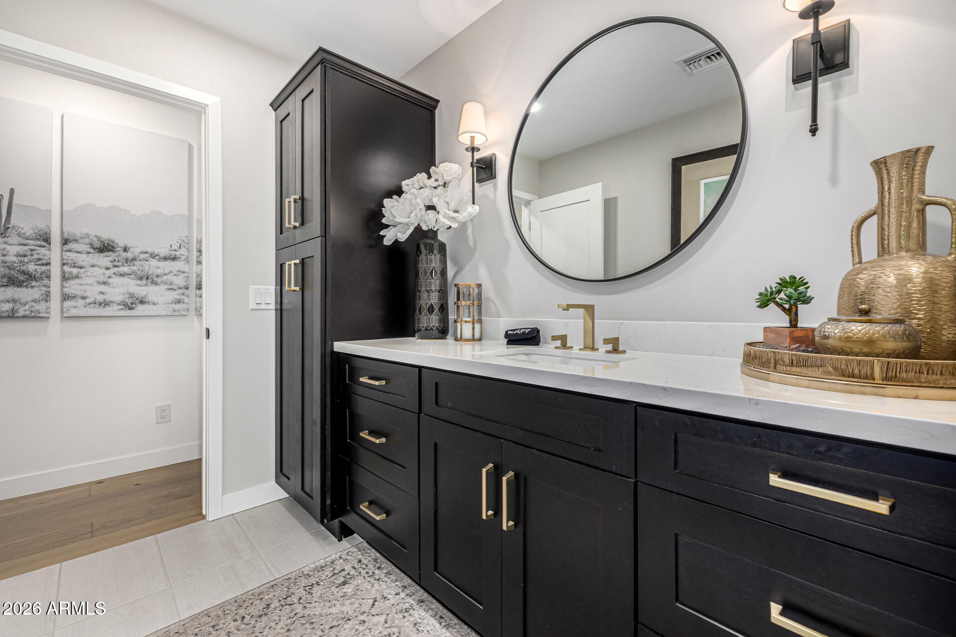 7770 East Camelback Road, Unit 11 Scottsdale, AZ 85251 - Photo 33 of 60 a bathroom with a sink and a mirror