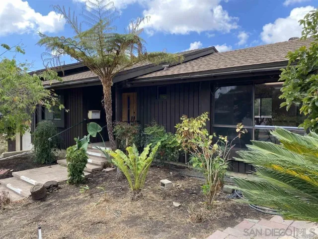 a house with a outdoor space