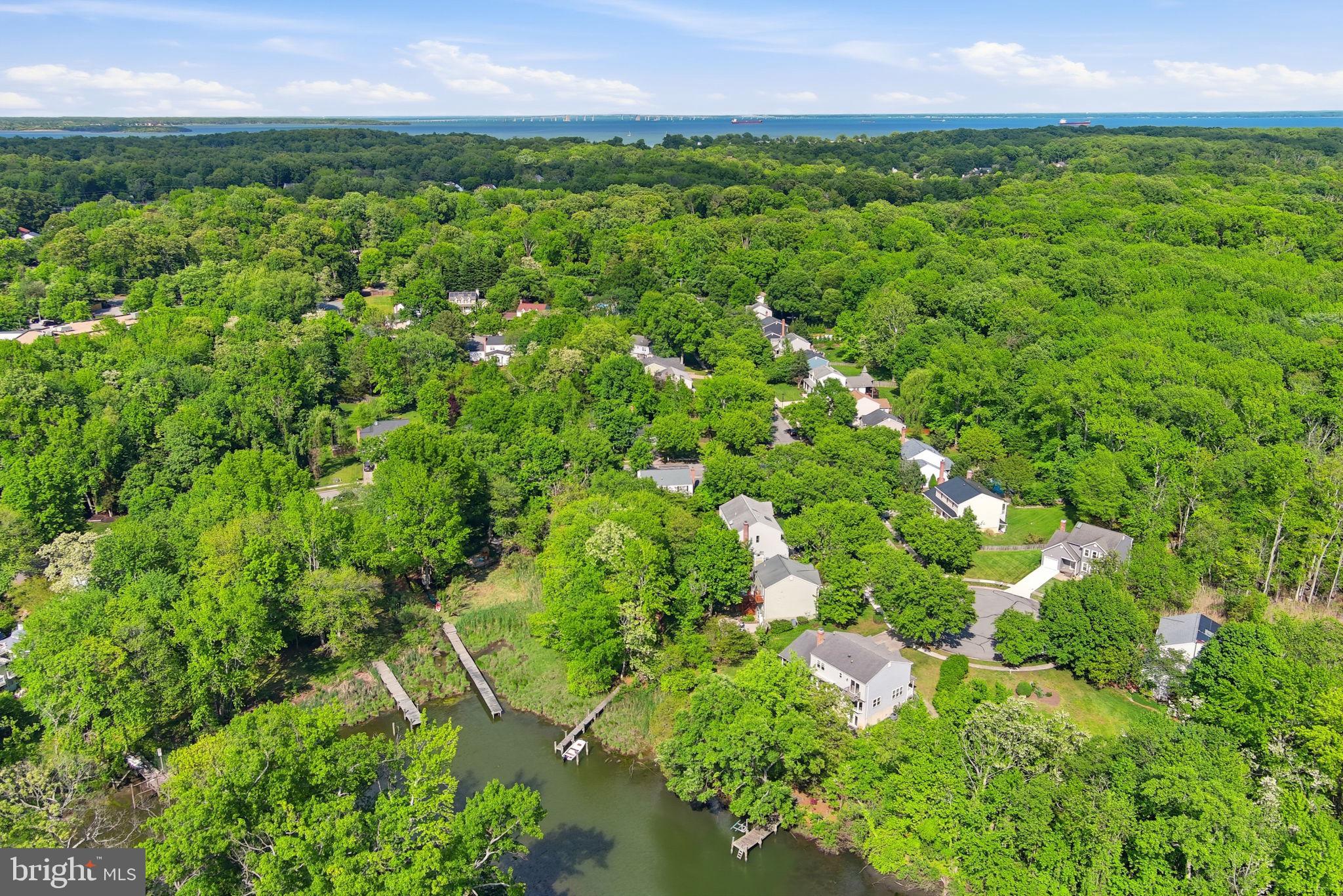 996 Headwater Road Annapolis, MD 21403 - Photo 41 of 59 Serene suburban oasis among trees.