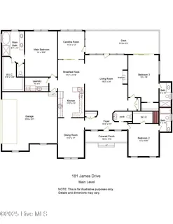 $525,000 | 181 James Drive, West End, NC 27376