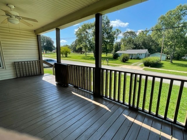 301 Bennett Street Decherd, TN 37324 - Photo 2 of 41 a view of deck with patio