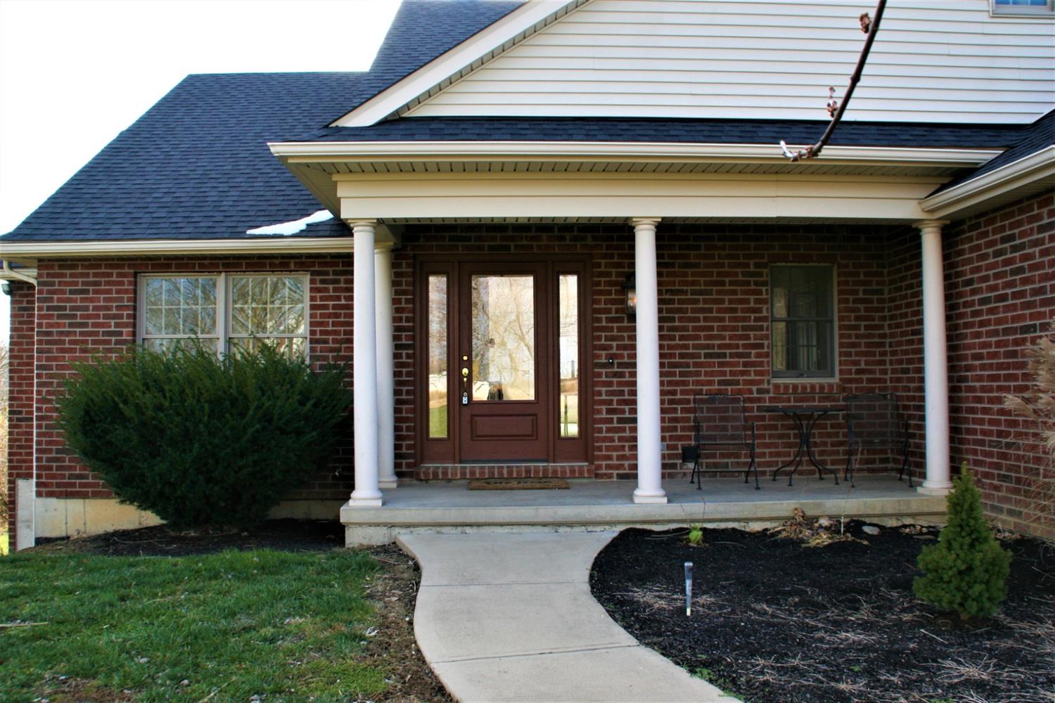 Welcoming front porch