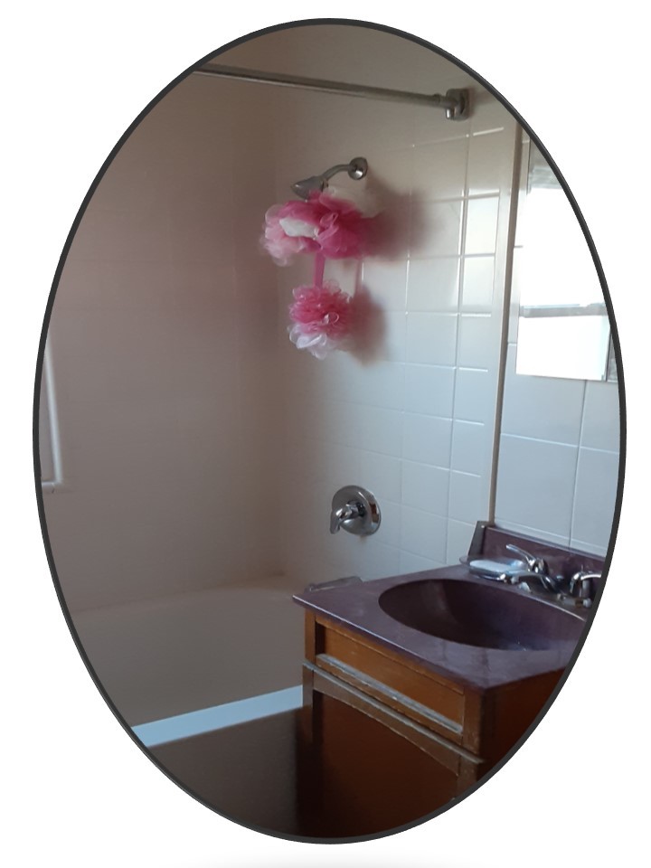 Undisclosed Address Chicago, IL 60620 - Photo 10 of 16 a bathroom with a sink a mirror and vanity