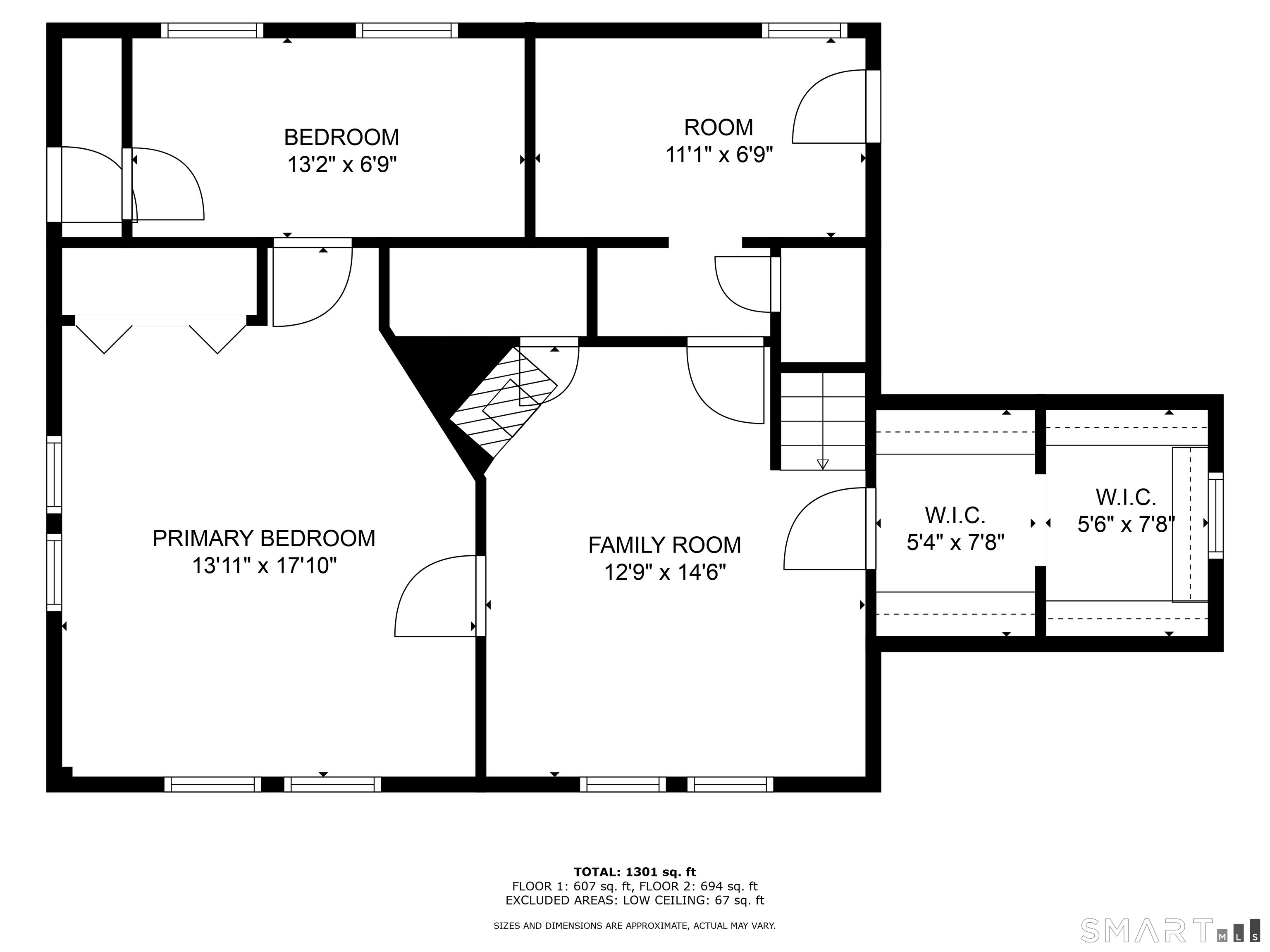 61 Joshuatown Road Lyme, CT 06371 - Photo 40 of 40 Second Floor floor plan