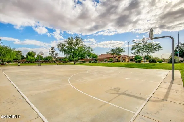 a view of a basket ball ground