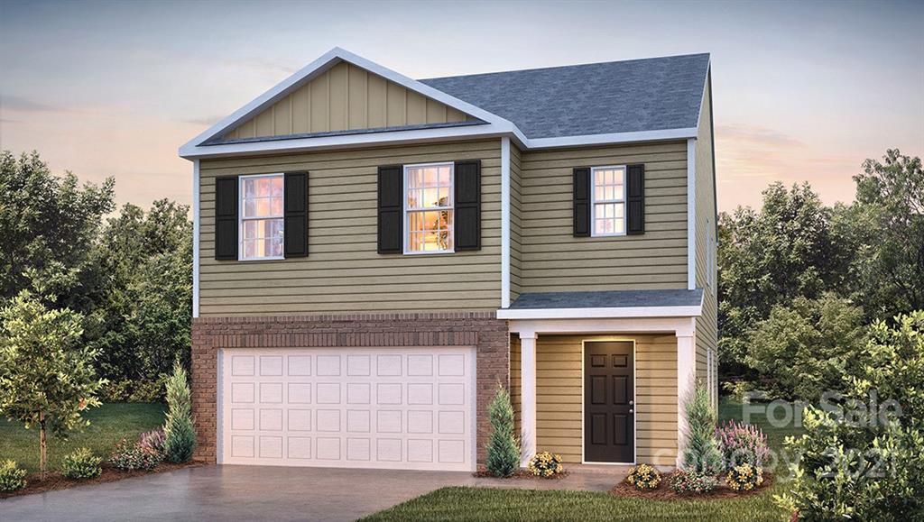 404 Misty Law Lane Clover, SC 29710 - Photo 1 of 48 a front view of a house with yard garage and garage