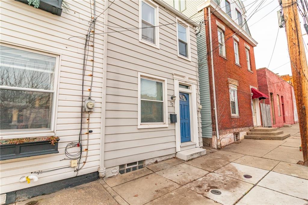 70 South 11th Street Pittsburgh, PA 15203 - Photo 30 of 31 a view of a house with a door and a outdoor space