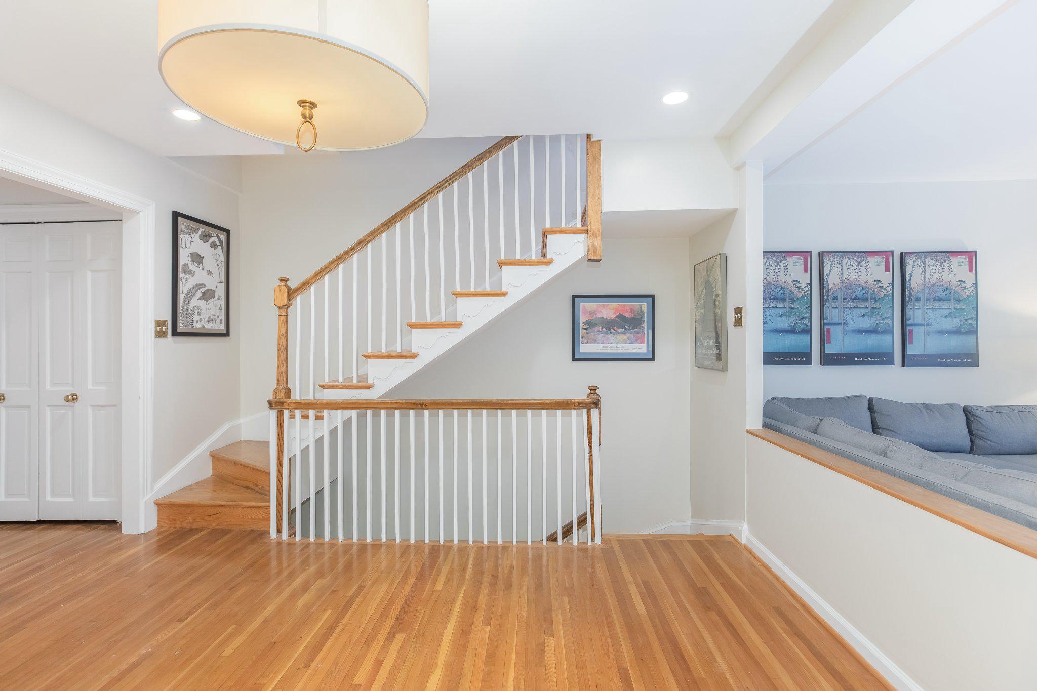 623 I Street Southwest Washington, DC 20024 - Photo 9 of 41 Elegant staircase and spacious entry closets.