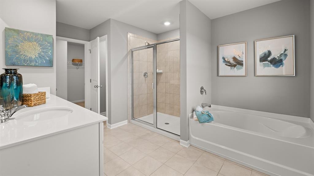 3269 Ryker Road Gainesville, GA 30507 - Photo 23 of 67 a bathroom with a tub and shower