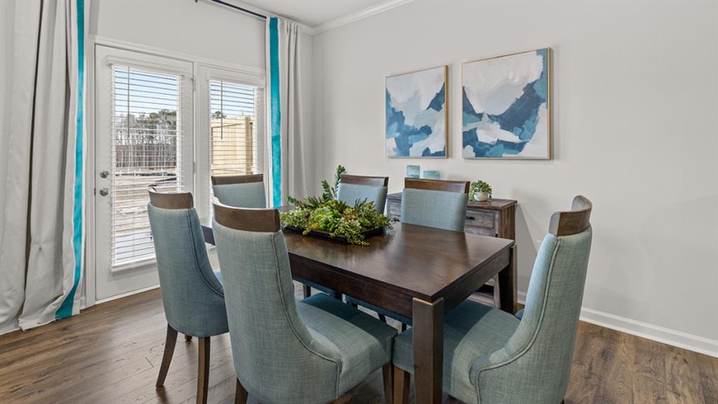 3269 Ryker Road Gainesville, GA 30507 - Photo 10 of 67 a view of a dining room with furniture window and wooden floor