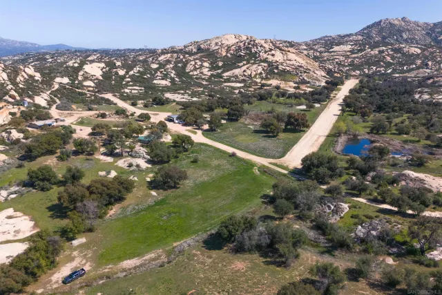 a view of city and mountain