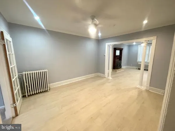 a view of an empty room