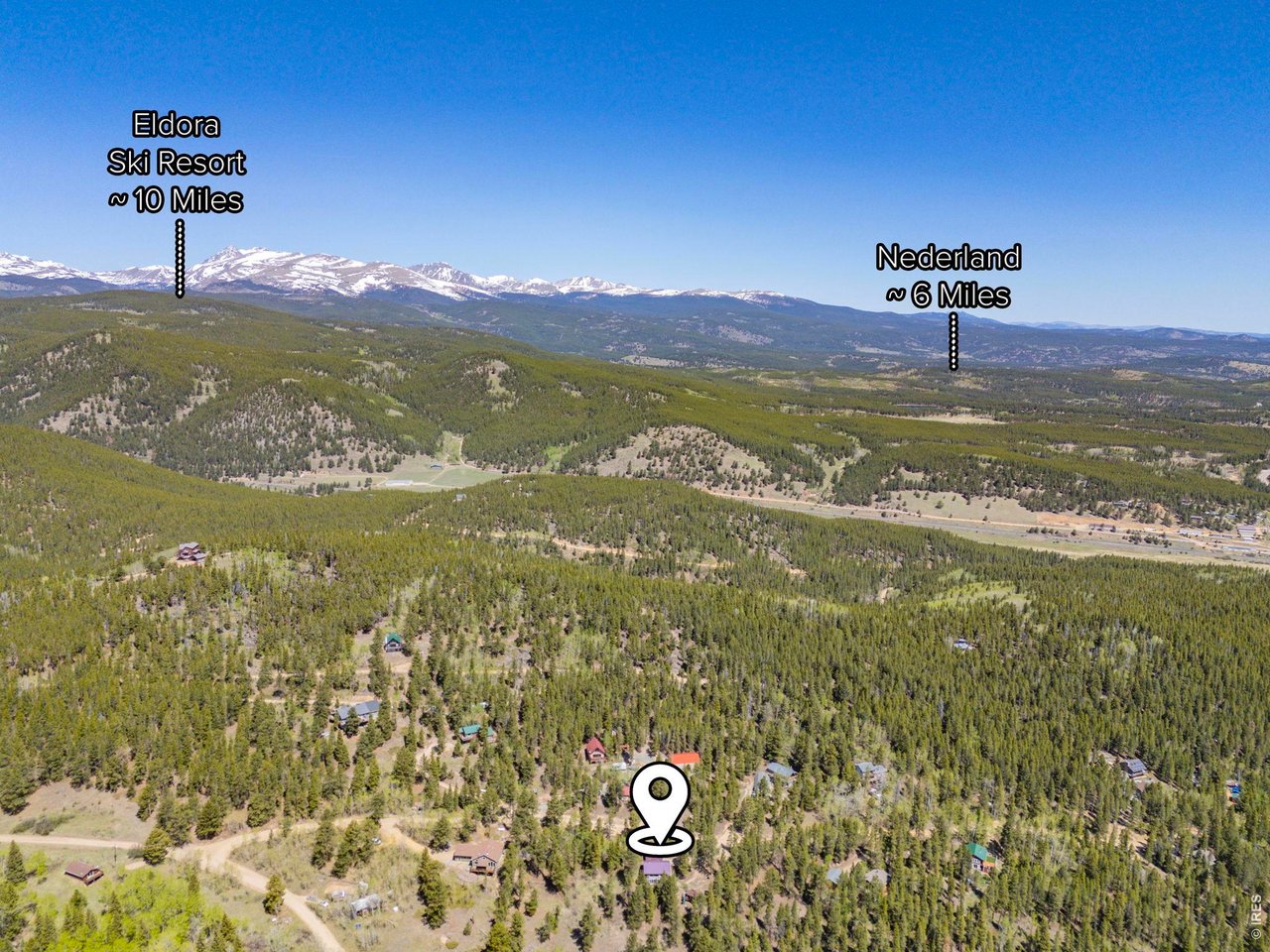 414 Upper Travis Gulch Road Black Hawk, CO 80422 - Photo 46 of 50 a view of a lake view with a ocean view