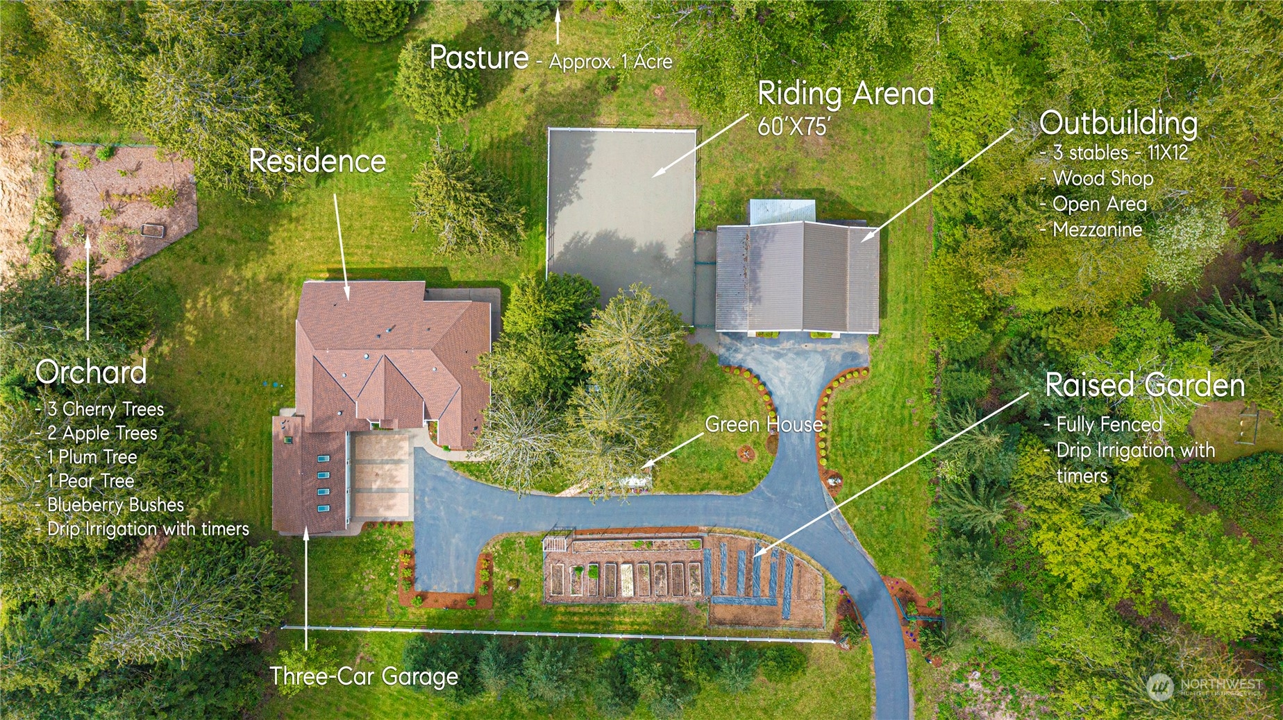 6055 East Hemmi Road Bellingham, WA 98226 - Photo 7 of 40 an aerial view of a house