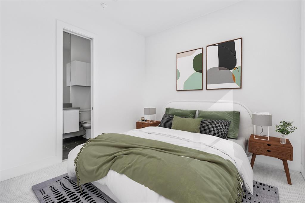 3048 ChImes Street Dallas, TX 75219 - Photo 18 of 35 a bedroom with a bed and a couch