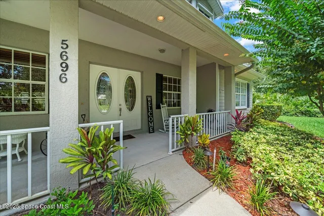 front view of a house with a porch