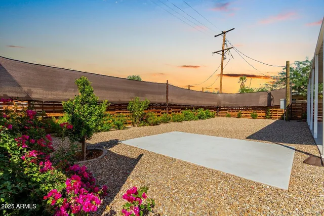a lot of flowers in front of a house
