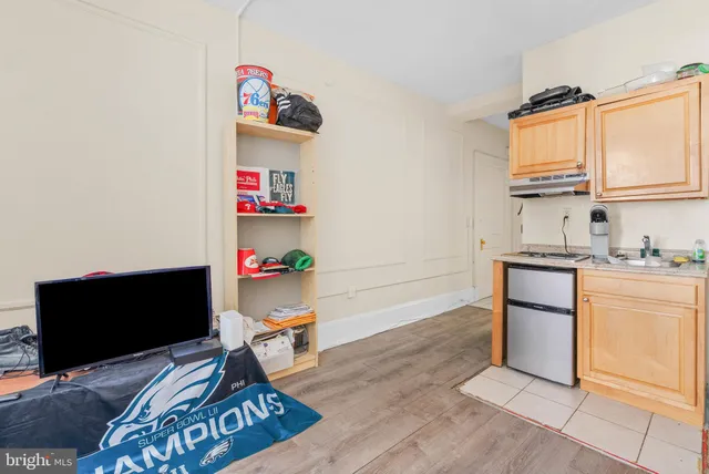 a room with storage and utility