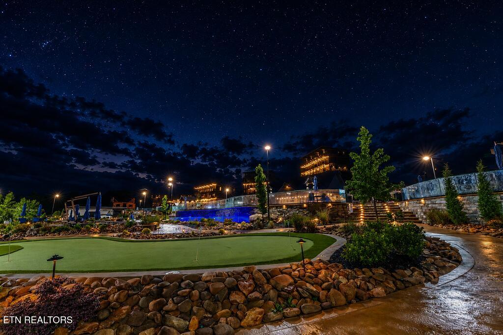 1319 Wildhorse Ridge Way, Unit LOT143R Sevierville, TN 37862 - Photo 57 of 57 Waterpark at night