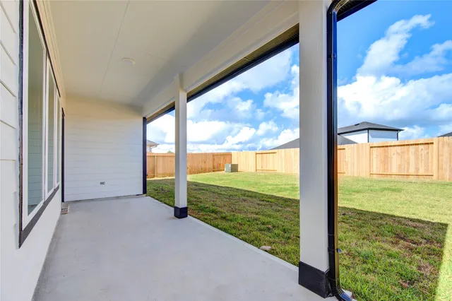 a view of a room with an outdoor space